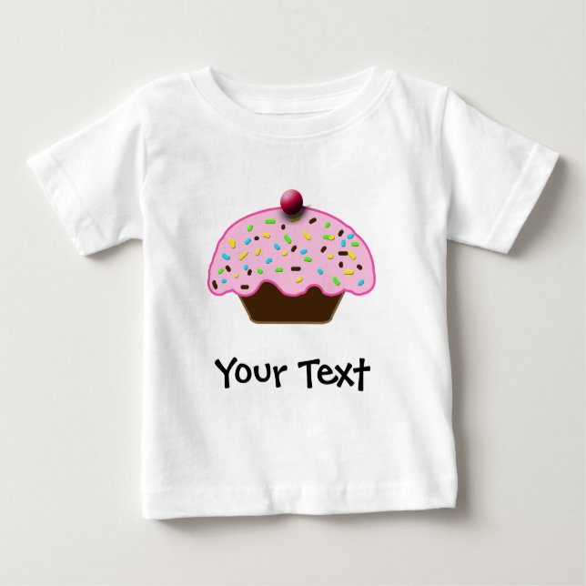 Cute Cupcakes Baby T-Shirt (Front)