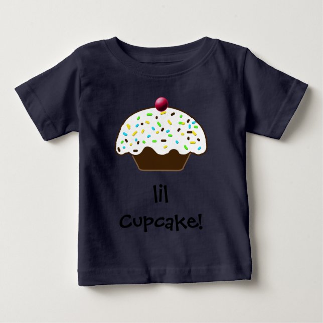 Cute Cupcakes Baby T-Shirt (Front)