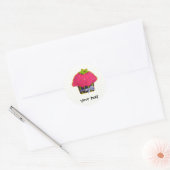 Cute Cupcakes Classic Round Sticker (Envelope)