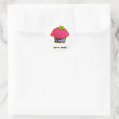 Cute Cupcakes Classic Round Sticker (Bag)
