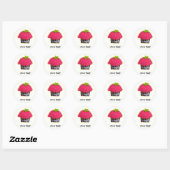 Cute Cupcakes Classic Round Sticker (Sheet)