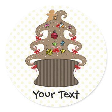 Cute Cupcakes Holiday Gifts Classic Round Sticker