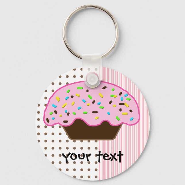 Cute Cupcakes Keychain (Front)