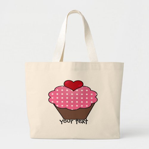 Cute Cupcakes Large Tote Bag