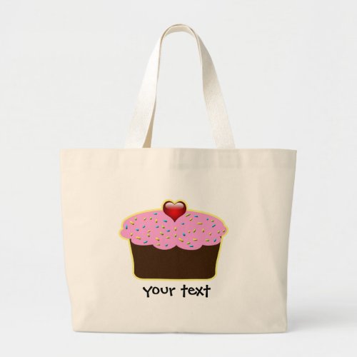 Cute Cupcakes Large Tote Bag