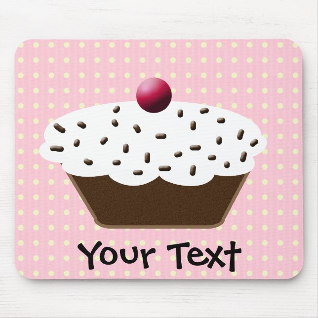 Cute Cupcakes Mouse Pad (Front)