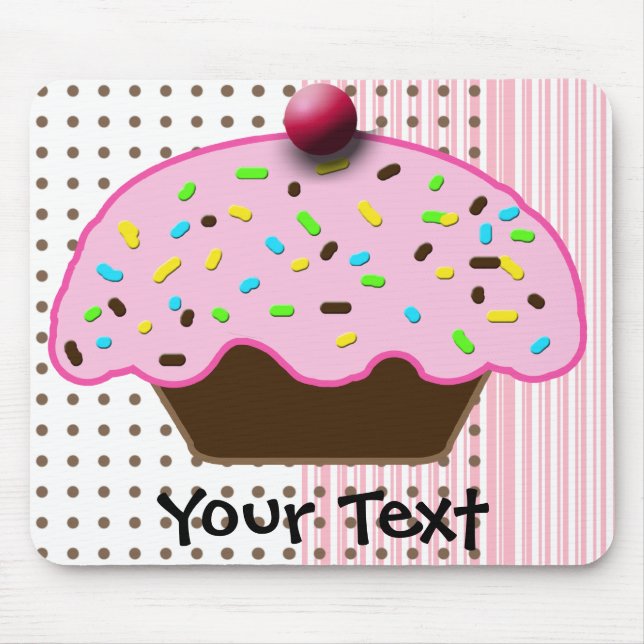 Cute Cupcakes Mouse Pad (Front)