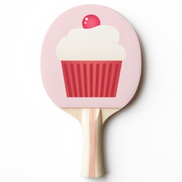 Cute Cupcakes pattern Ping-Pong Paddle