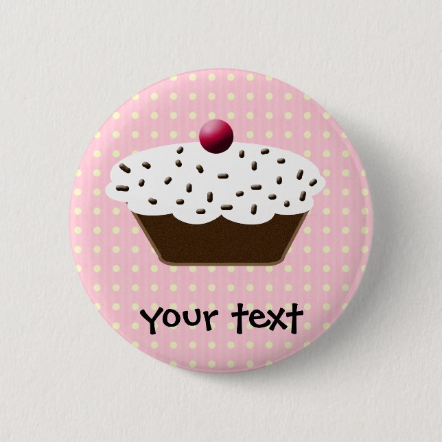 Cute Cupcakes Pinback Button (Front)