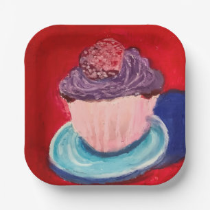 Cute Cupcke Paper Plates