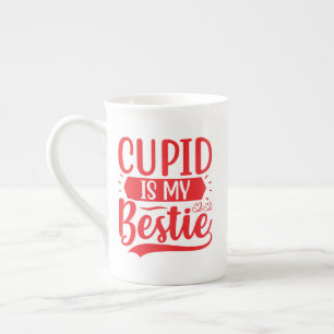 Cute Cupid Bestie Love Design-64504 Bone China Mug