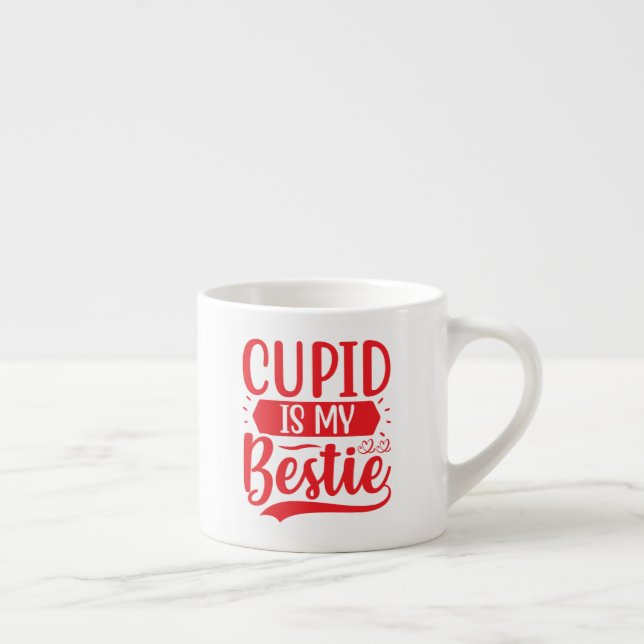 Cute Cupid Bestie Love Design-64504 Espresso Cup (Right)