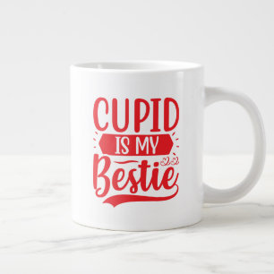 Cute Cupid Bestie Love Design-64504 Giant Coffee Mug