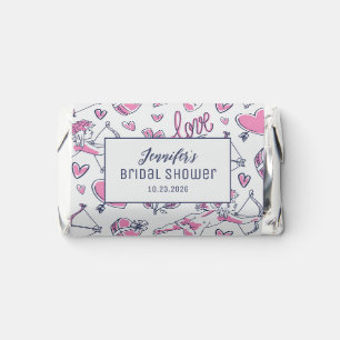 Cute Cupid Bow Arrow Valentine's Day Bridal Shower Hershey's Miniatures