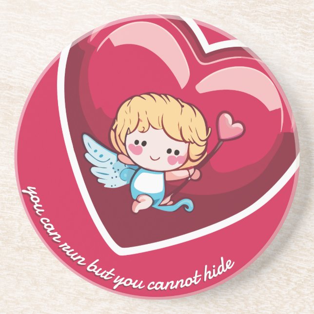 Cute Cupid Coaster (Front)