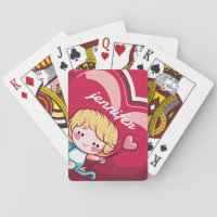 Cute Cupid Playing Cards