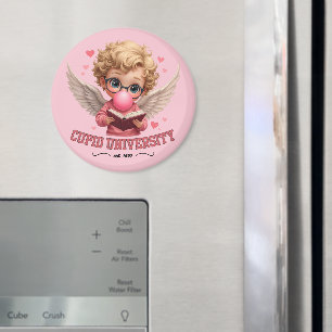 Cute Cupid University Bubblegum Angel Aesthetic Magnet