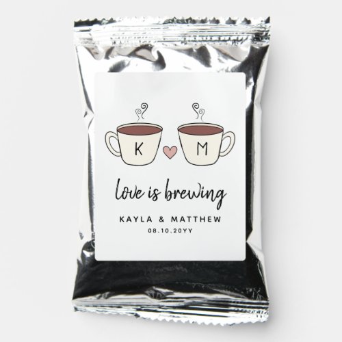 Cute Cups Pink Heart Love Is Brewing Coffee Drink Mix