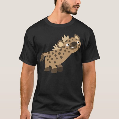 Cute Curious Cartoon Hyena T_Shirt