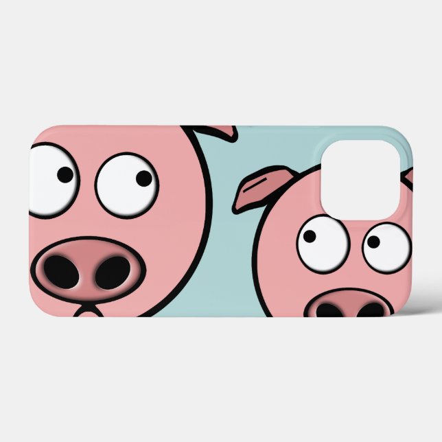 Cute Curious Pigs Case-Mate iPhone Case (Back (Horizontal))
