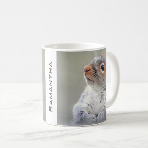 Cute Curious Squirrel Profile Photo Coffee Mug