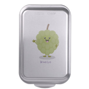 Cute custard apple cherimoya cartoon cake pan