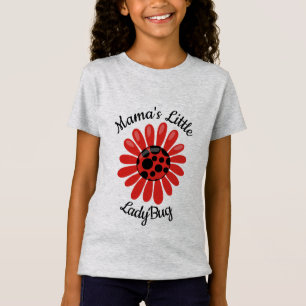 cute custmizable mama's ladybug kids tshirt design