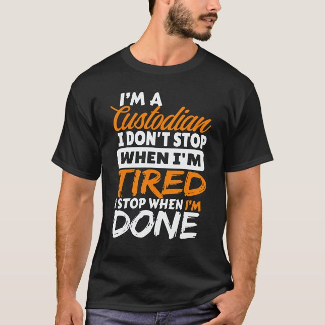 Cute Custodian Love & Appreciate Janitor Appreciat T-Shirt (Front)