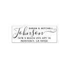 Cute Custom Address Stamp With Script Font