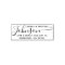 Cute Custom Address Stamp With Script Font