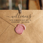 Cute Custom Address Stamp With Script Font<br><div class="desc">Cute Custom Address Stamp With Script Font,  Family Address Stamp,  Modern,  Whimsical,  the perfect gift</div>