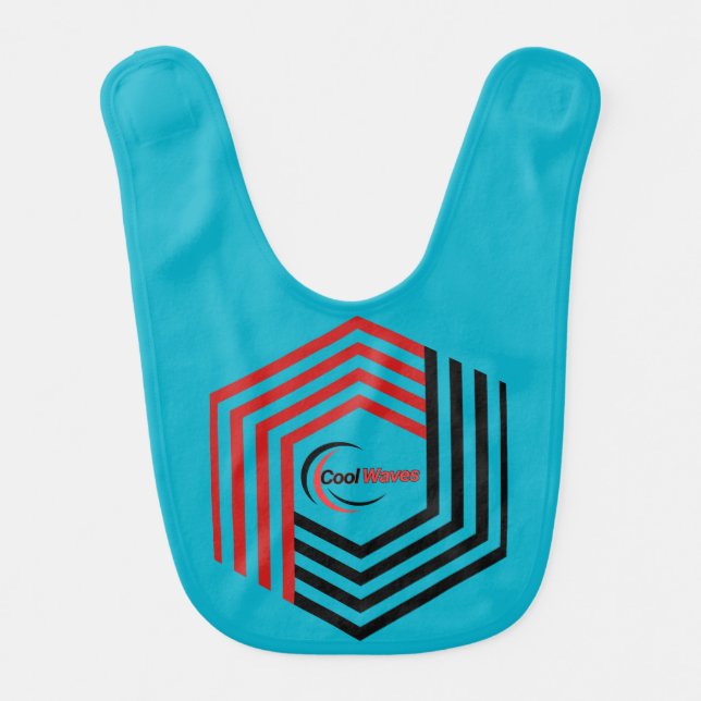 Cute Custom Baby Bib | Personalized Baby Gift (Front)