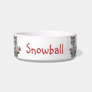 Cute Custom Cat Bowl