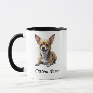 Cute Custom Chihuahua  Dog Pet Dog Lover Art Mug