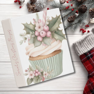 Cute Custom Christmas Cupcake Recipes Mini Binder