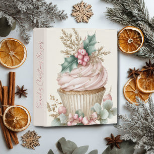Cute Custom Christmas Cupcake Recipes Mini Binder