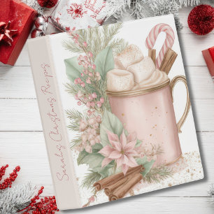 Cute Custom Christmas Mug Recipes Mini Binder