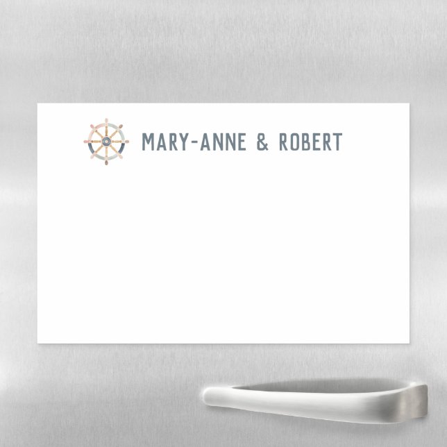 Cute Custom Cruise Ship Door Message Notes Magnetic Dry Erase Sheet (In Situ)