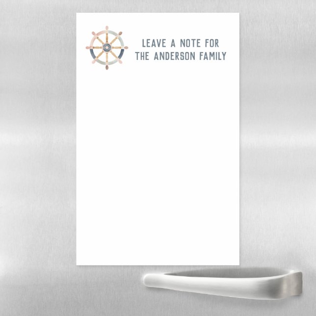 Cute Custom Cruise Ship Door Message Notes Magnetic Dry Erase Sheet (In Situ)