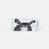 Cute Custom Dog Photo Adult Cloth Face Mask (Front, Folded)