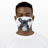 Cute Custom Dog Photo Adult Cloth Face Mask (Worn)