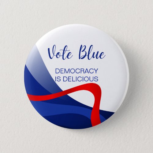 Cute Custom Elegant Democratic Party  Button