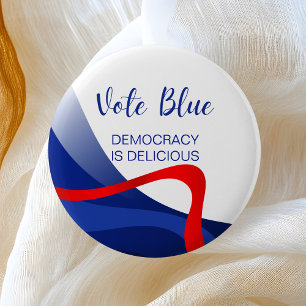 Cute Custom Elegant Democratic Party Button