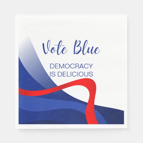 Cute Custom Elegant Democratic Party  Napkins