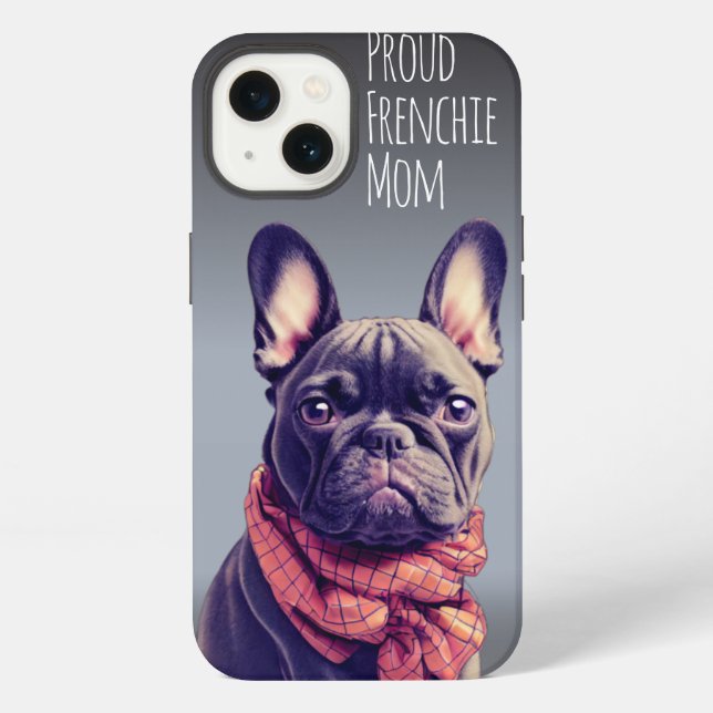Cute Custom Frenchie Iphone Case (Back)