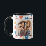 Cute Custom Heart Photo Mug<br><div class="desc">Surprise your friend,  mom,  daughter or bff with this custom photo mug.</div>