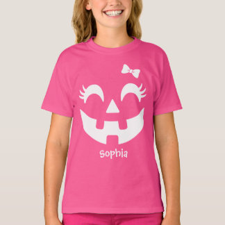 Cute Custom Jack O' Lantern Halloween Shirt