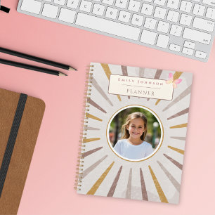 Cute Custom Kid Name & Photo Quote Planner