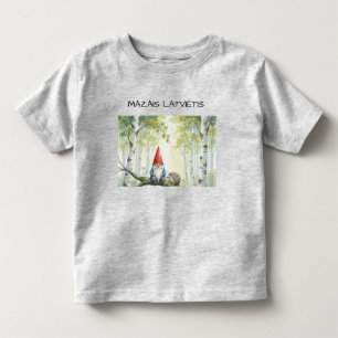 Cute Custom Latvian Latvietis gnome Toddler T-shirt