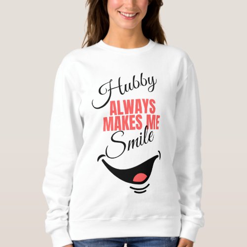 Cute Custom Loved One Makes Me Smile Topography Sweatshirt